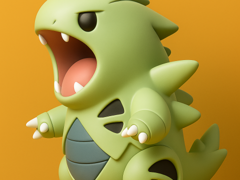 Pokemon Tyranitar 3D Принт Модель