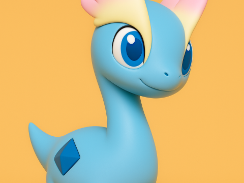 Pokemon Amaura 3D 打印模型