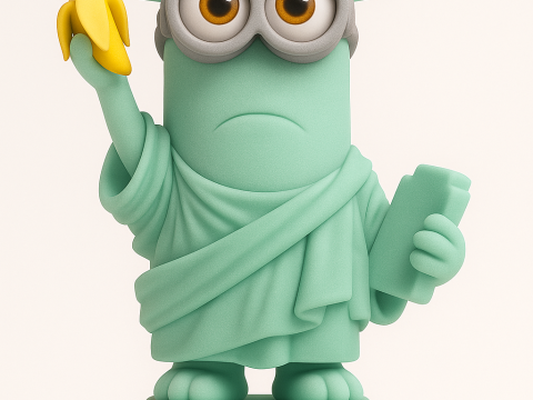 Minion statue of liberty 3D Принт Модель