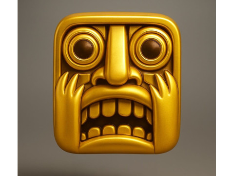 Temple Run 3D Принт Модель