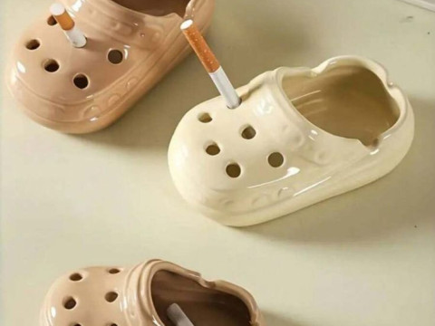 Cute Ashtray Clog Shoe Modello di stampa 3D