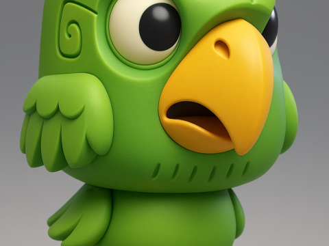 Funko Pop Parrot Modello di stampa 3D