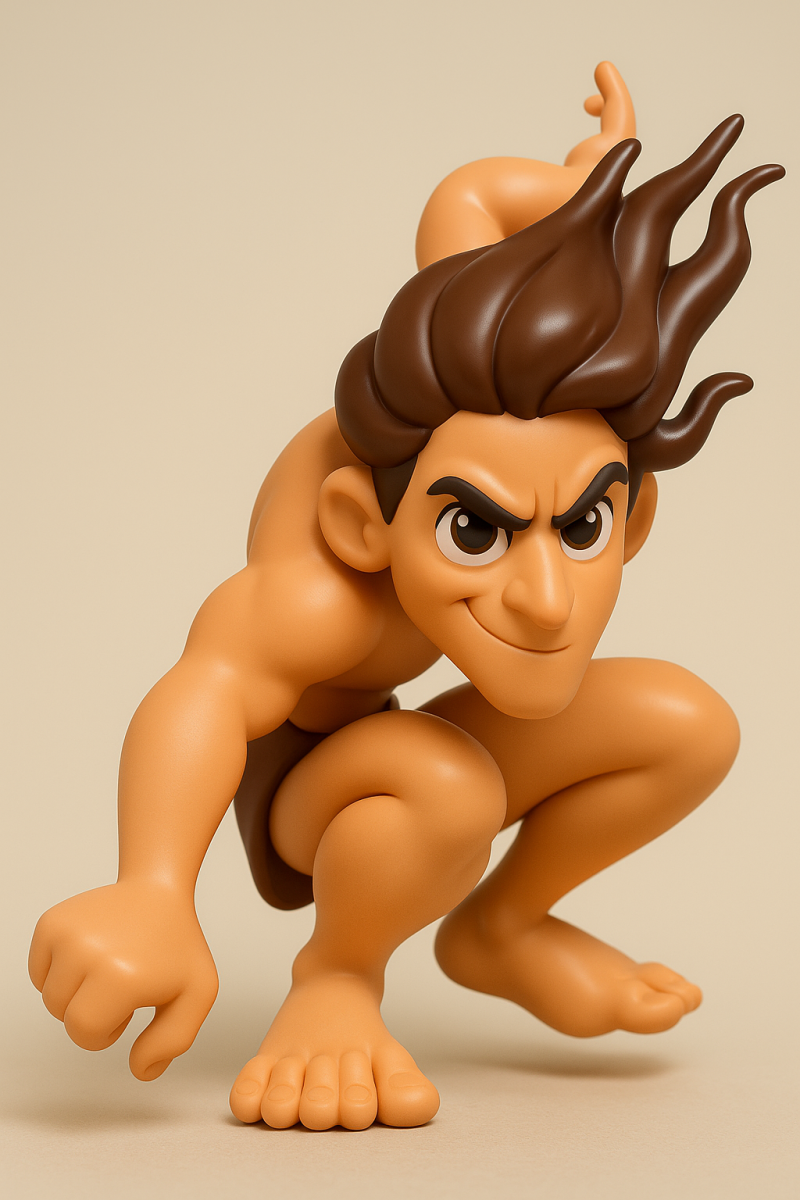 Tarzan 3D प्रिंट मॉडल .c4d .max .obj .3ds .fbx .stl .blend