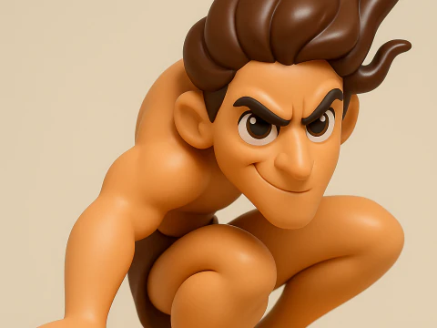 타잔 3D 프린트 모델