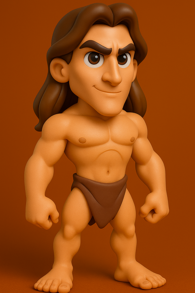 Tarzan Disney Pixar Modelo de impresión 3D .c4d .max .obj .3ds .fbx .stl .blend
