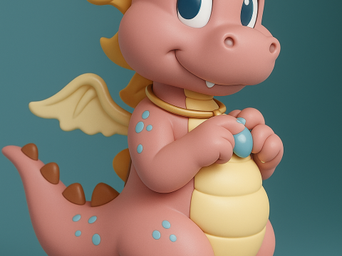 Cassie from Dragon Tales 3D Принт Модель