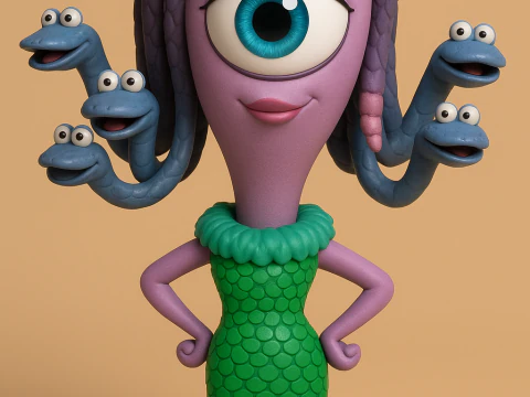 Celia de Monstros S.A. Modelo de Impressão 3D