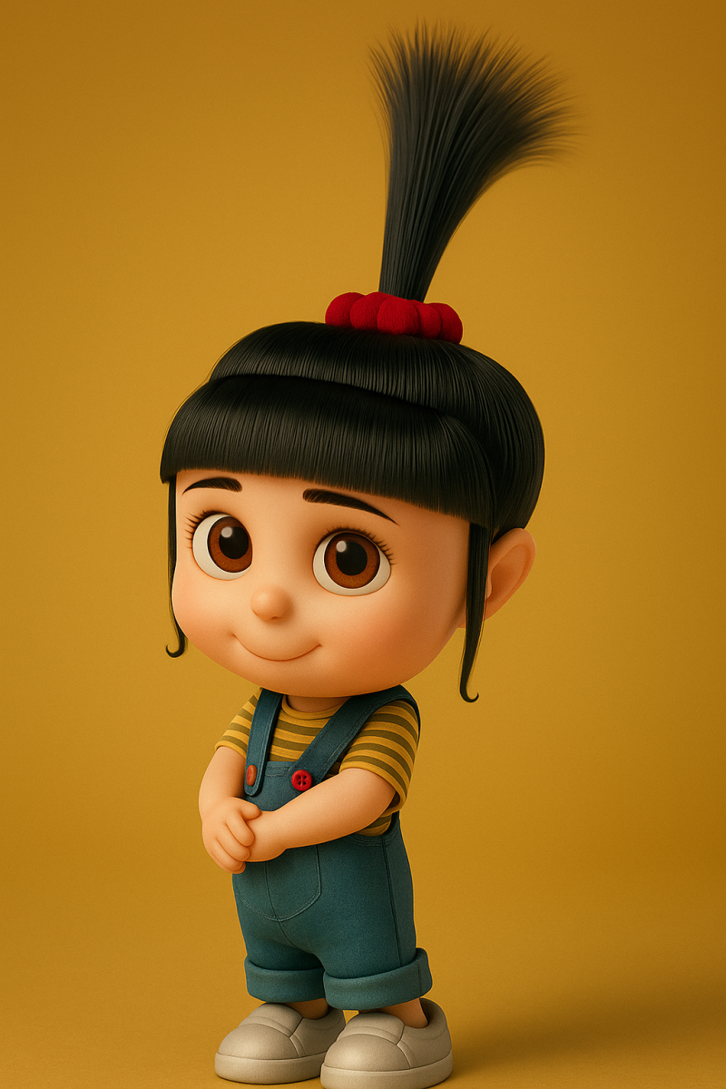 Agnes from Despicable Me 3D Druckmodell .c4d .max .obj .3ds .fbx .stl .blend