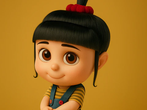 Agnes from Despicable Me 3D Print Model