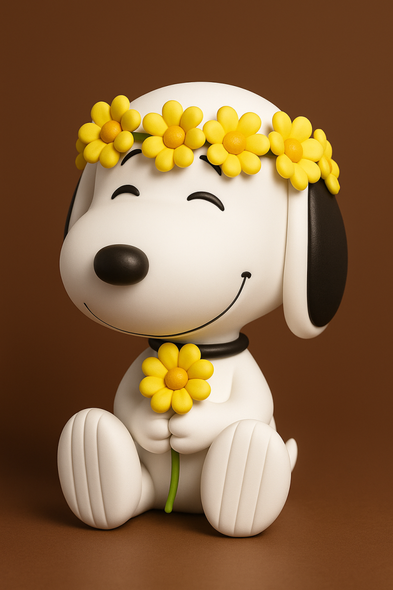 Woodstocks Snoopy Summer Vibe 3D Baskı Modeli .c4d .max .obj .3ds .fbx .stl .blend