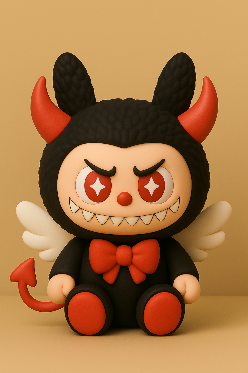 Labubu Demon 3D Druckmodell .c4d .max .obj .3ds .fbx .stl .blend 