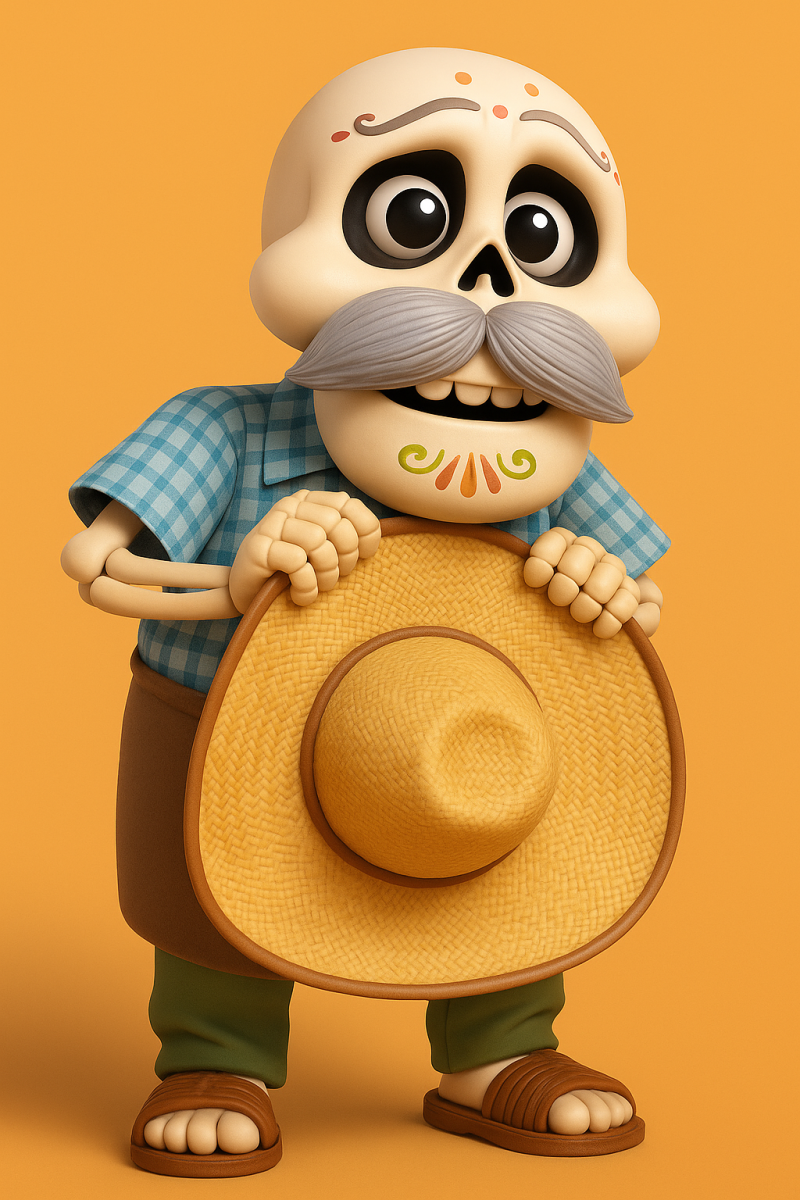 Papa Julio from Coco 3Dプリントモデル .c4d .max .obj .3ds .fbx .stl .blend