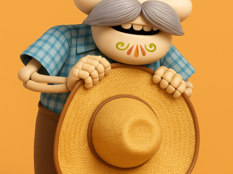 Papa Julio from Coco 3D 打印模型