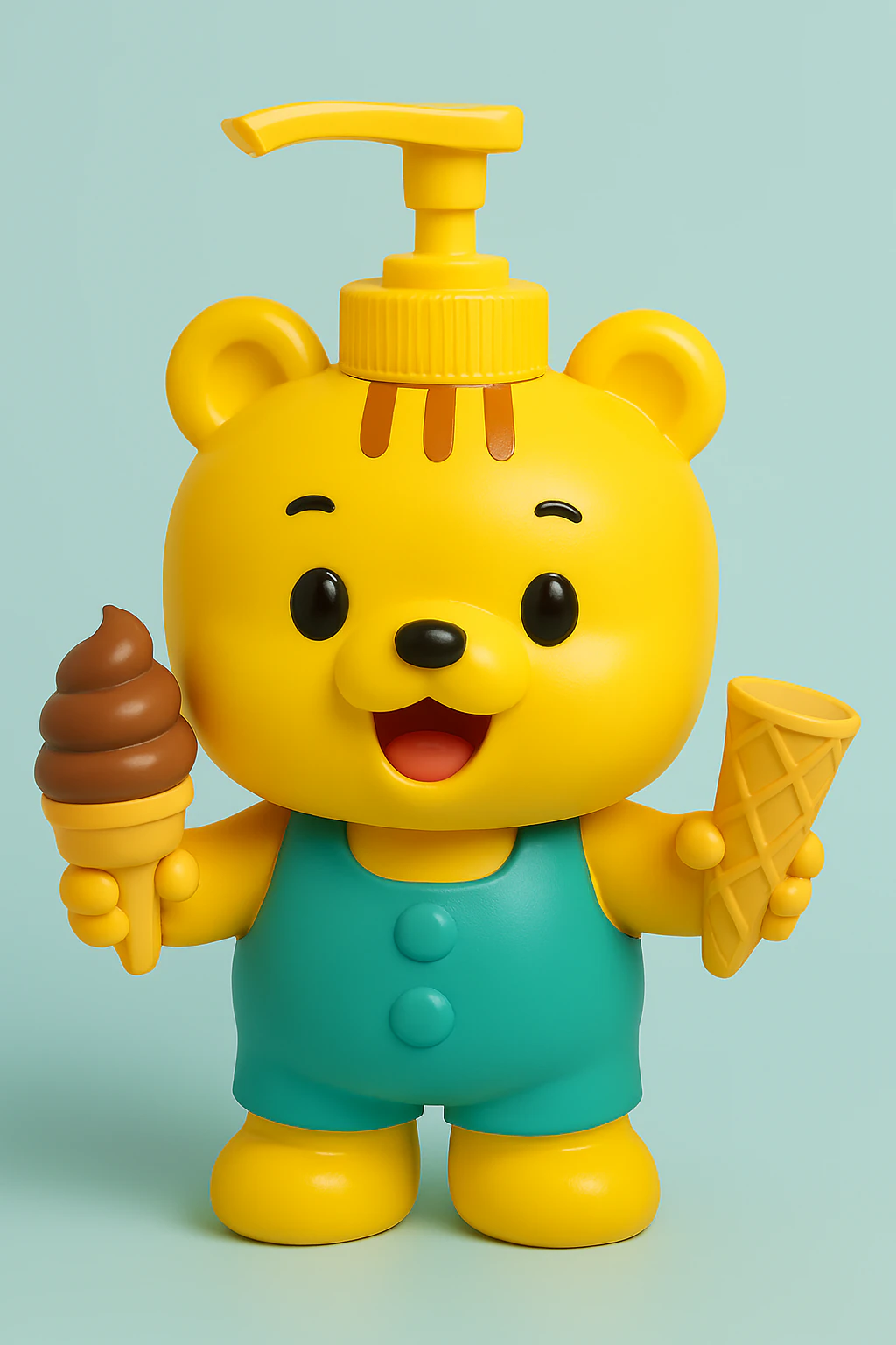Bear Soap Dispenser 3D Print Model .c4d .max .obj .3ds .fbx .stl .blend 