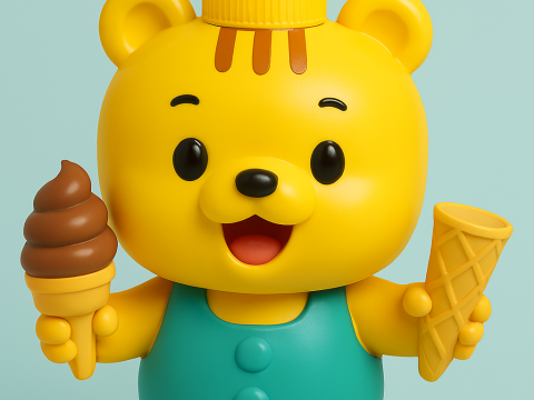 Bear Soap Dispenser 3Dプリントモデル