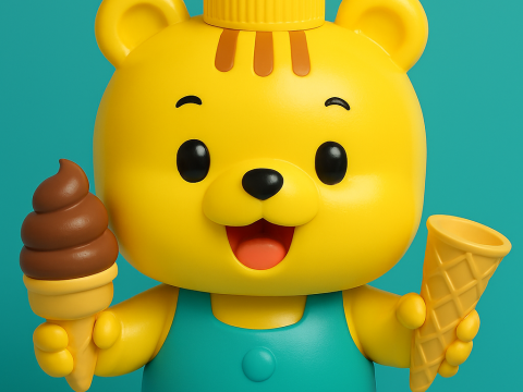 Bear Soap Dispenser 3Dプリントモデル