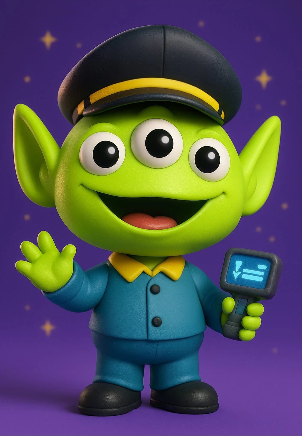 Alien Cosbaby From Toy Story 3D Print Model .c4d .max .obj .3ds .fbx .stl .blend 