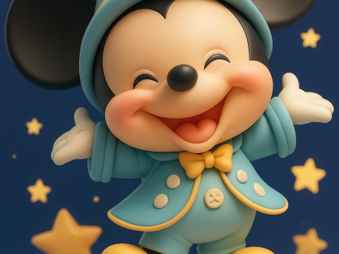 Mickey Mouse Tabletop 3D 打印模型