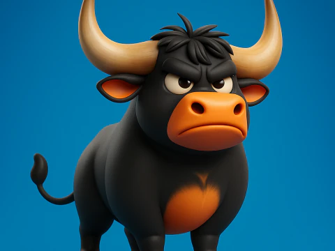 Raf Bull Dari Ferdinand Model Cetak 3D