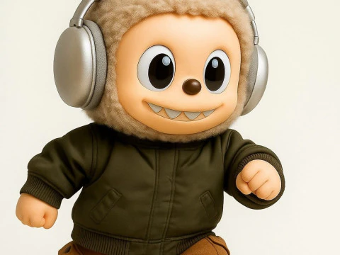 Labubu Kaykay 3D Baskı Modeli