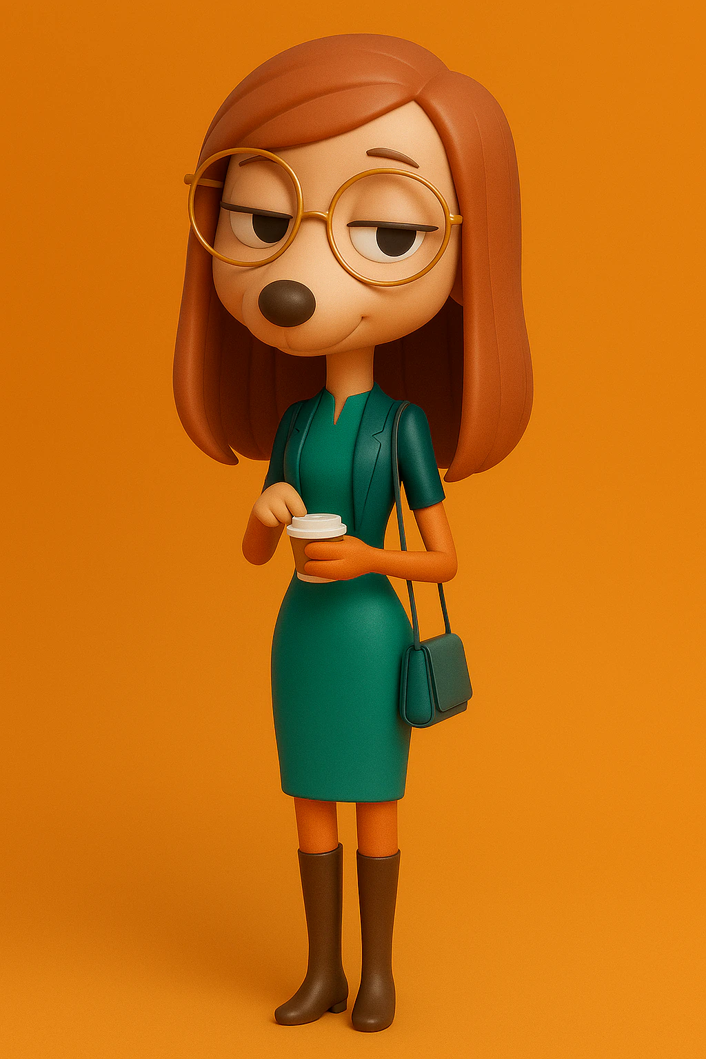 Suki Lady Dog from Sing2 3D Print Model .c4d .max .obj .3ds .fbx .stl .blend