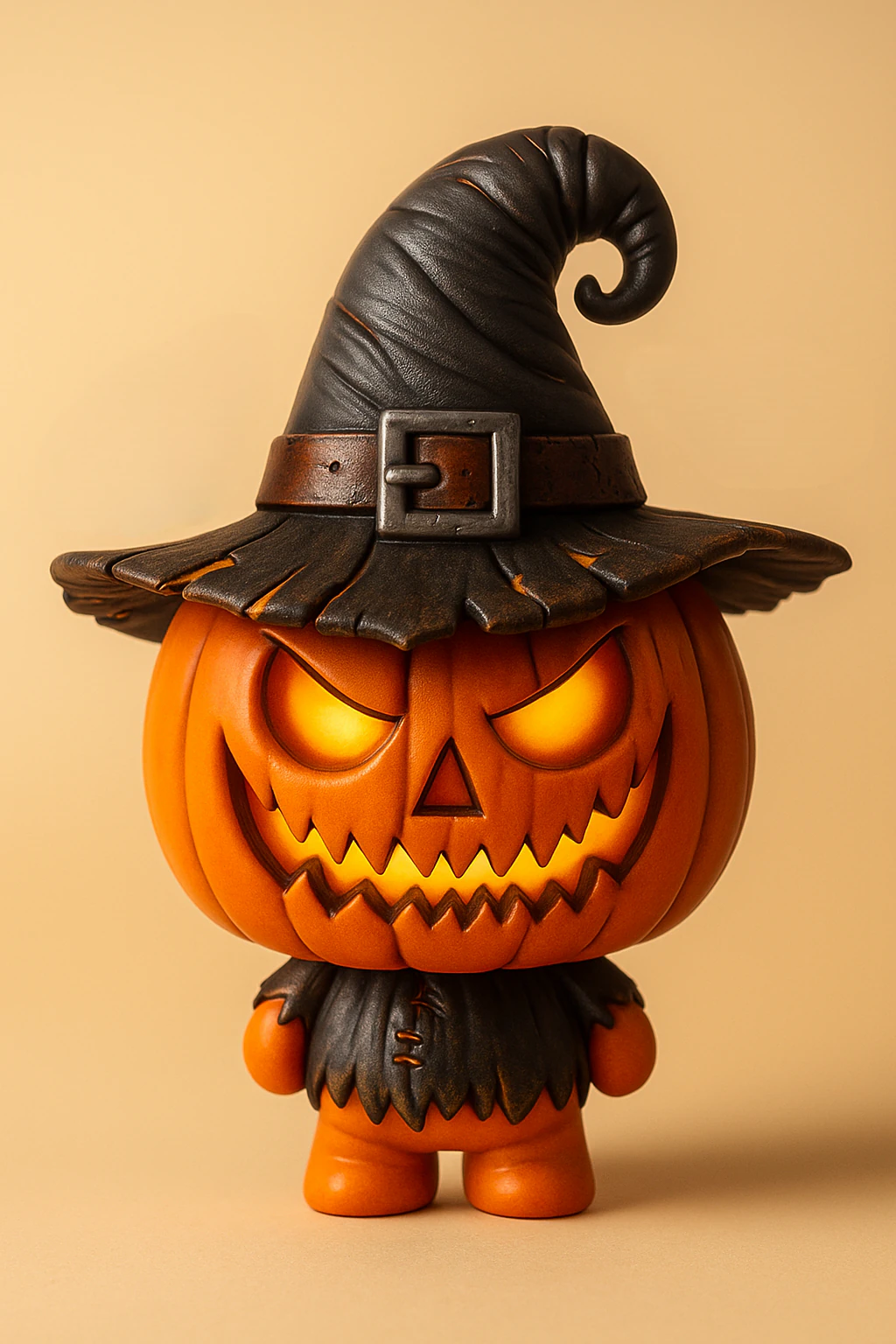 Spooky Halloween with Witch Hat 3D Print Model .c4d .max .obj .3ds .fbx .stl .blend