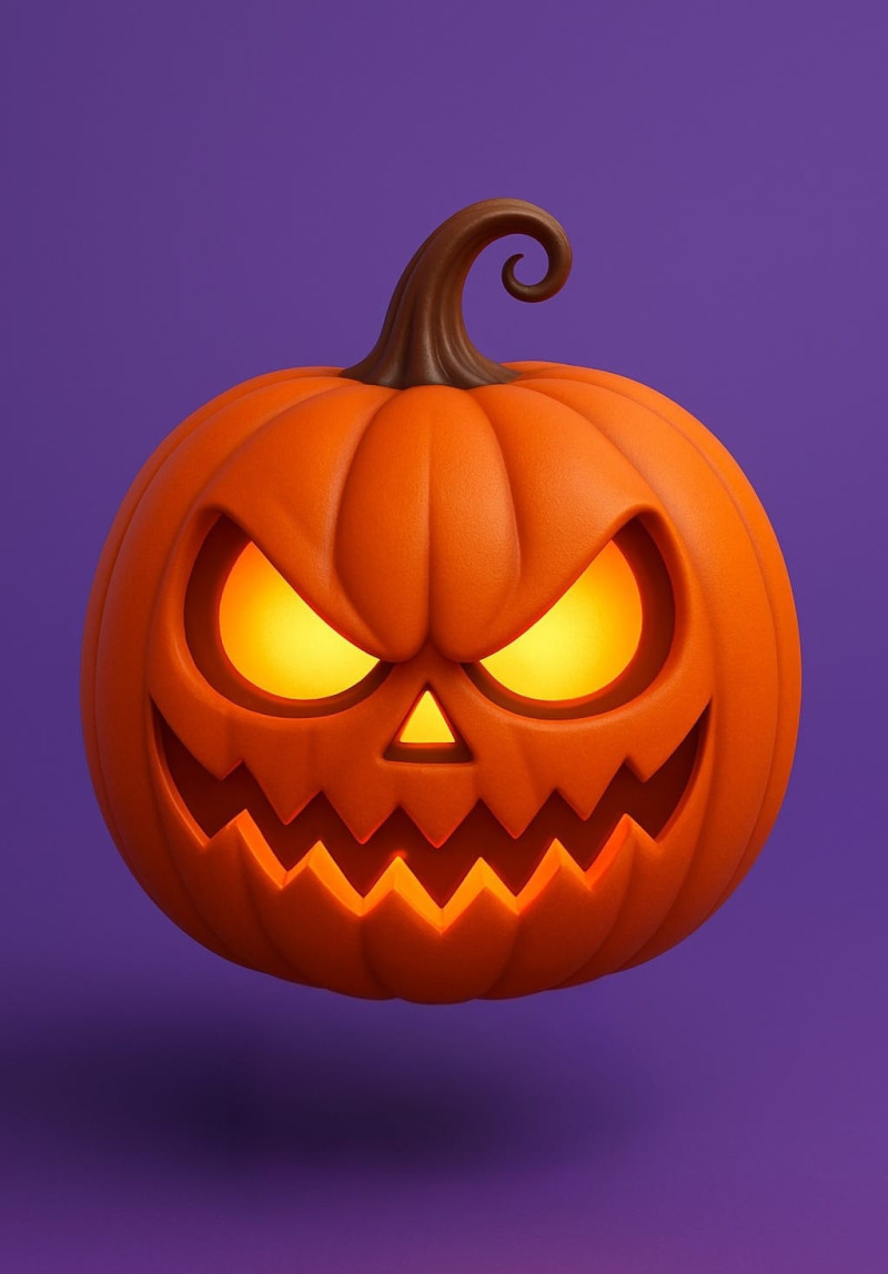 Halloween pumpkin 3D प्रिंट मॉडल .c4d .max .obj .3ds .fbx .stl .blend