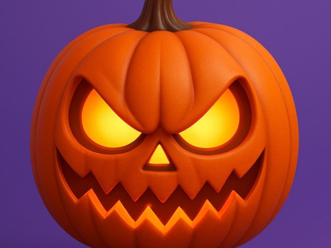 Halloween pumpkin 3D Baskı Modeli