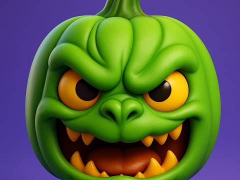 Spooky Halloween Pumpkin Modelo de impresión 3D
