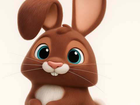 Bunny Rabbit From Ferdinand 3Dプリントモデル