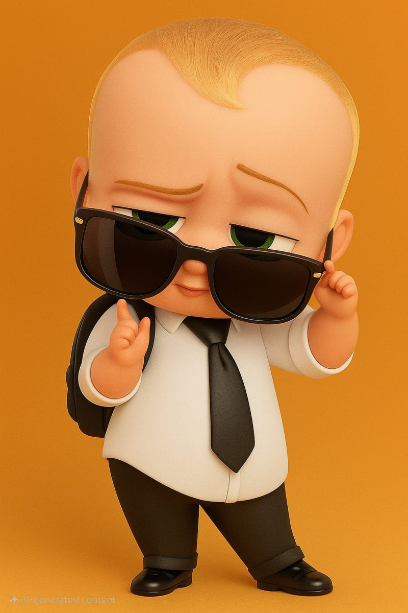 Boss Baby 3D Print Model .c4d .max .obj .3ds .fbx .stl .blend 