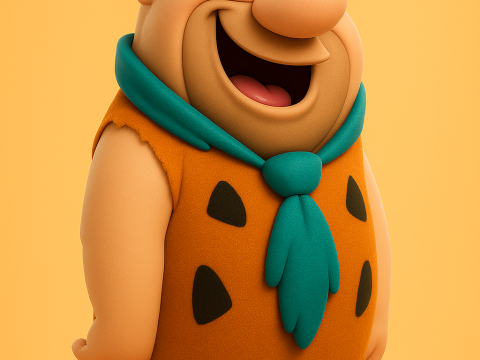 Fred Flintstone 3D printmodel