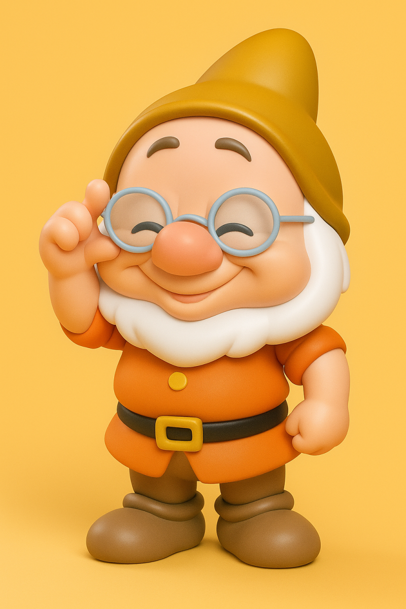Doc From Snow White and The Seven Dwarfs Modelo de Impressão 3D .c4d .max .obj .3ds .fbx .stl .blend