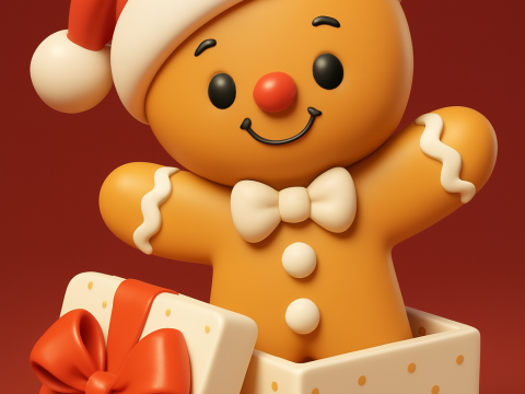 The Gingerbread Man 3D 打印模型