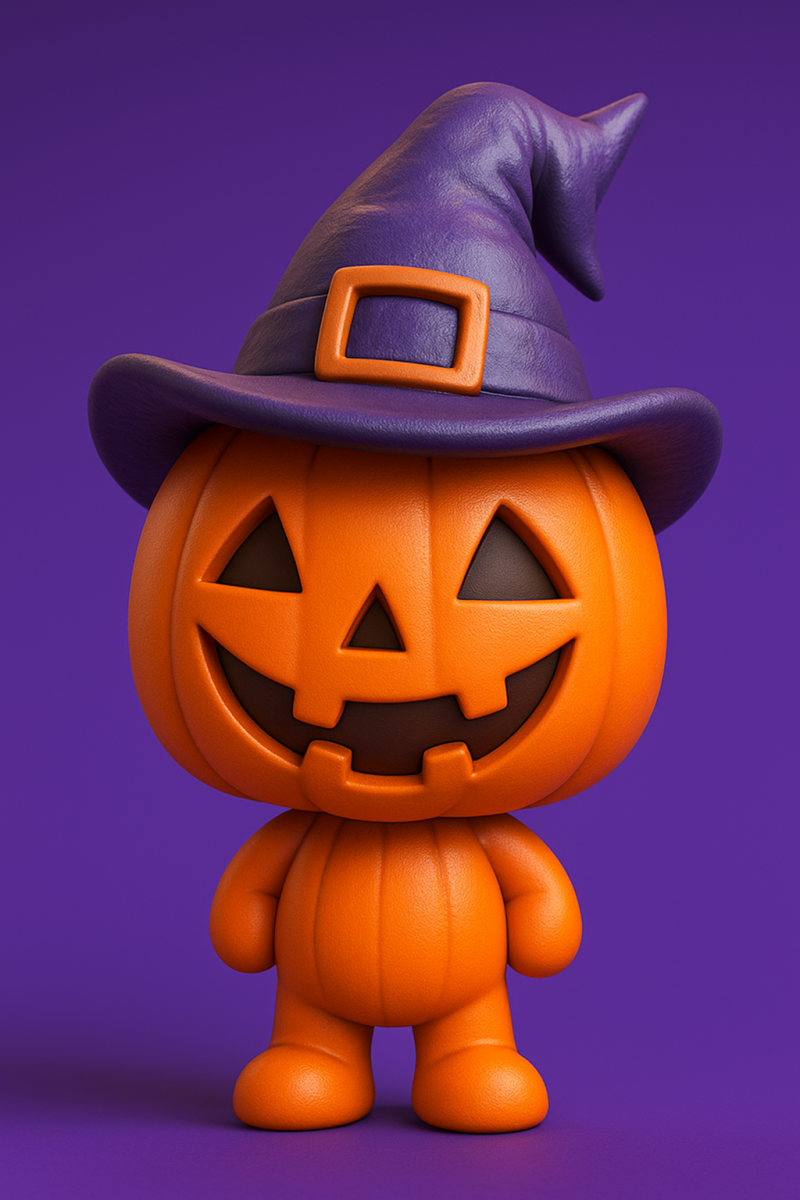 Jack o Lantern Buddy 3D 打印模型 .c4d .max .obj .3ds .fbx .stl .blend