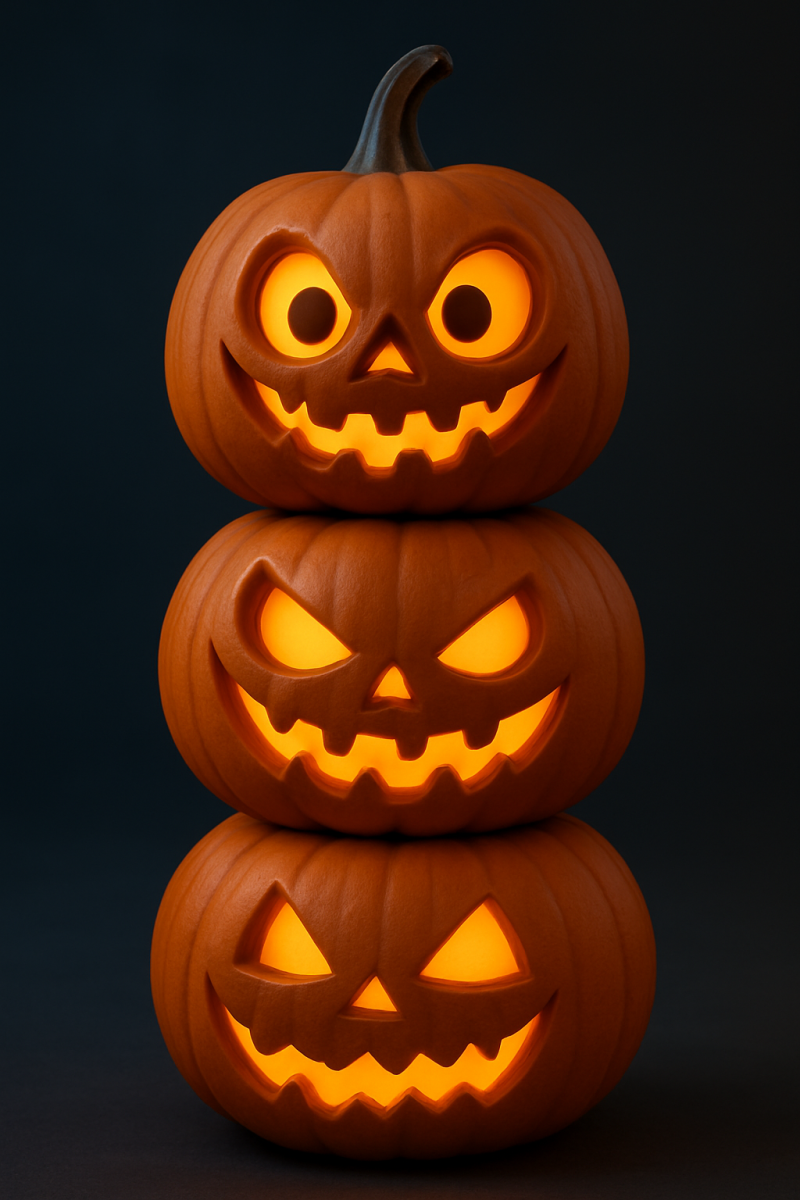 Stylized Halloween Pumpkin Decoration Modelo de impresión 3D .c4d .max .obj .3ds .fbx .stl .blend
