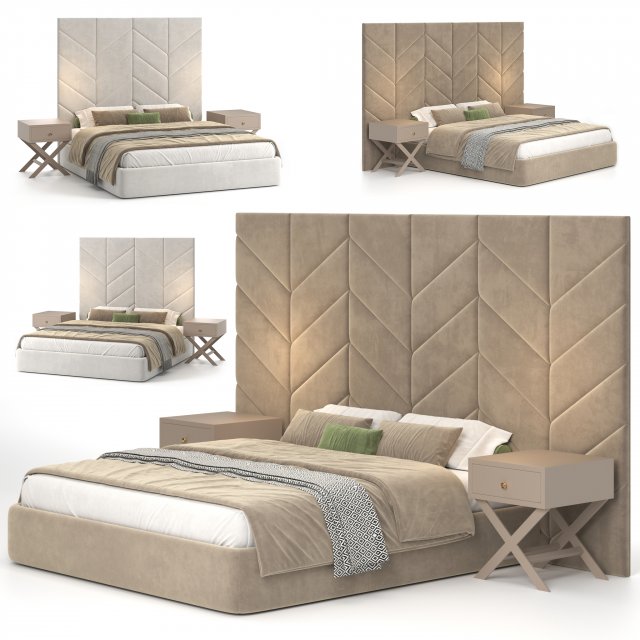 Montana bed Modelo 3D .c4d .max .obj .3ds .fbx .stl .blend 