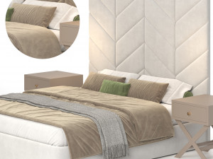 Montana bed Modelo 3D