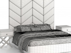 Montana bed Modelo 3D