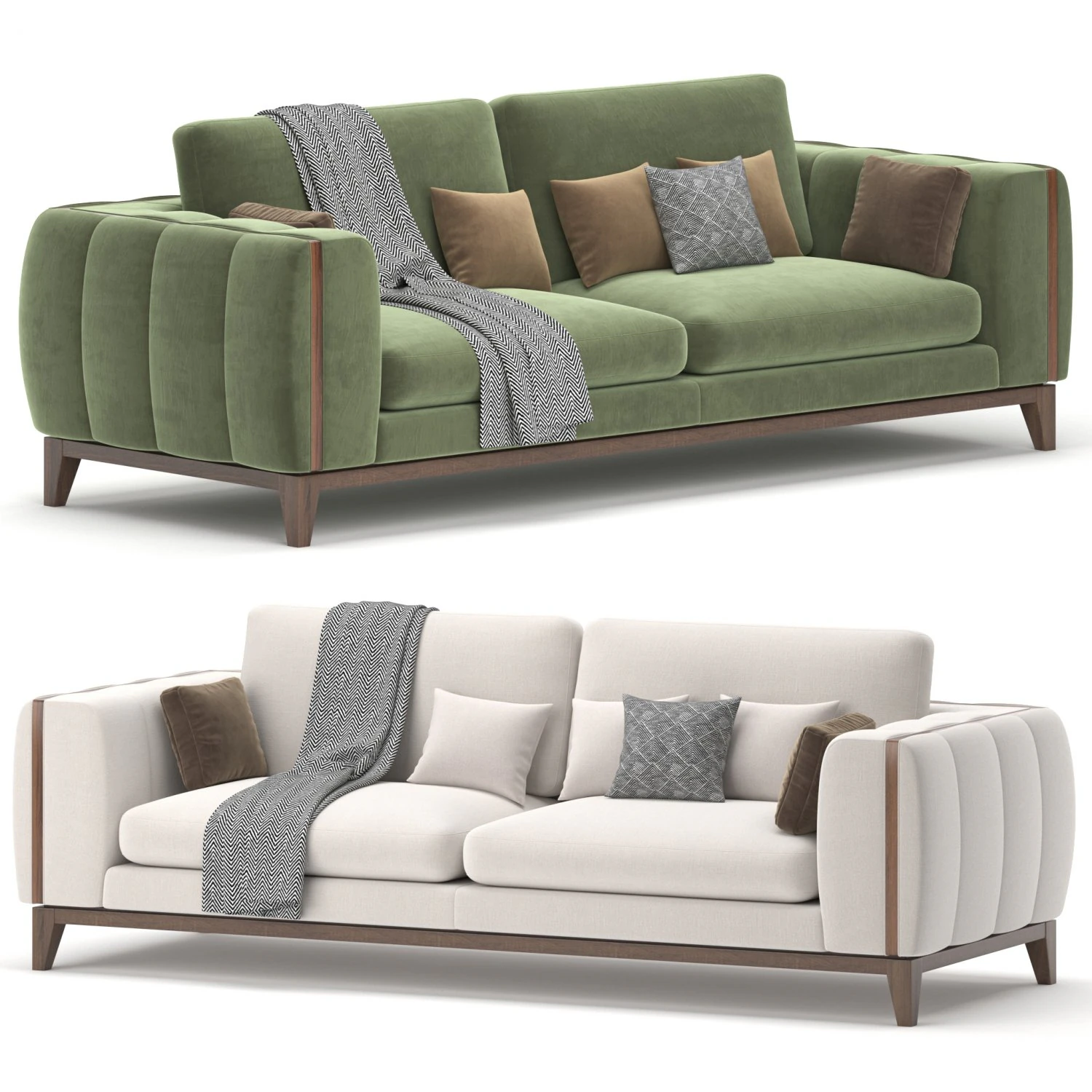 EMERY SOFA 3D Model .c4d .max .obj .3ds .fbx .stl .blend