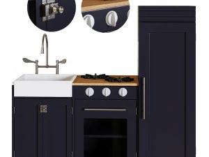 Kuchnia Chelsea All-in-1 Play Kitchen 2020 Model 3D
