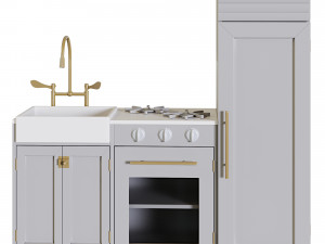 Chelsea All-in-1 Play Kitchen 2020 3D Model