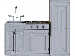 Chelsea All-in-1 Play Kitchen 2020 3D Model