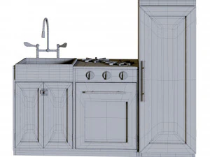 Chelsea All-in-1 Play Kitchen 2020 3D Model