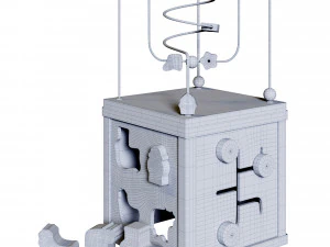 K&uuml;&ccedil;&uuml;k Hollandalı Etkinlik K&uuml;p&uuml; K&uuml;&ccedil;&uuml;k &Ccedil;iftlik 3D Model