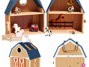 Little Dutch Dolls House Little Farm 3D मॉडल