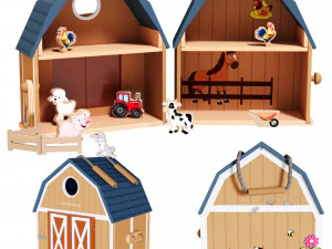 Little Dutch Dolls House Little Farm 3D Model