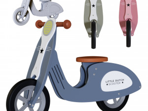 Little Dutch Wooden Scooter Modello 3D