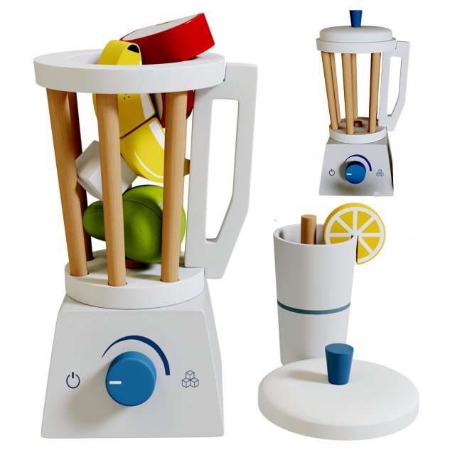 Smooth Maker Blender Playset Modelo 3D .c4d .max .obj .3ds .fbx .stl .blend 
