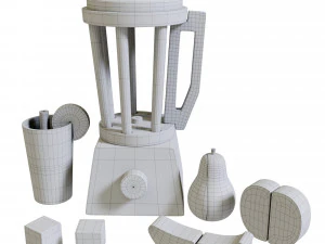 Smooth Maker Blender Playset 3D Model